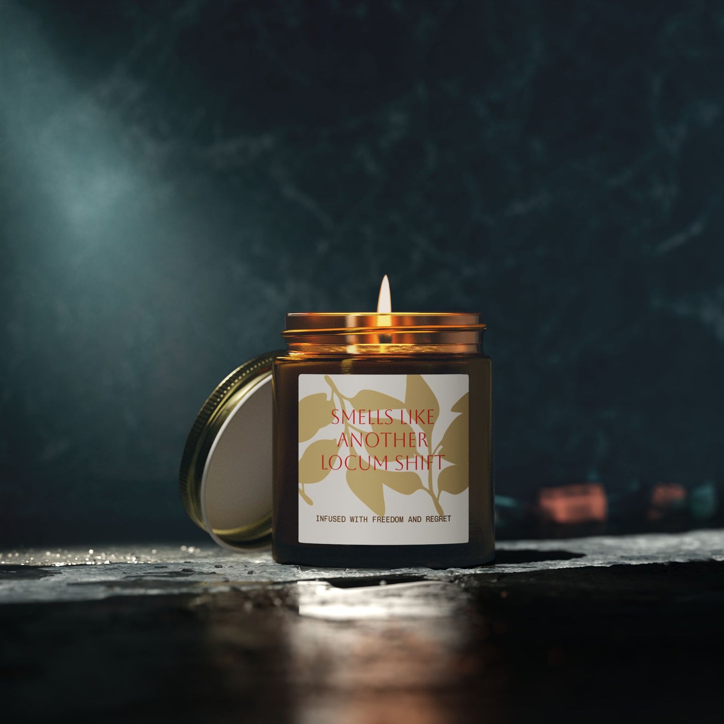 The Locum Life Candle medical professional appreciation candle