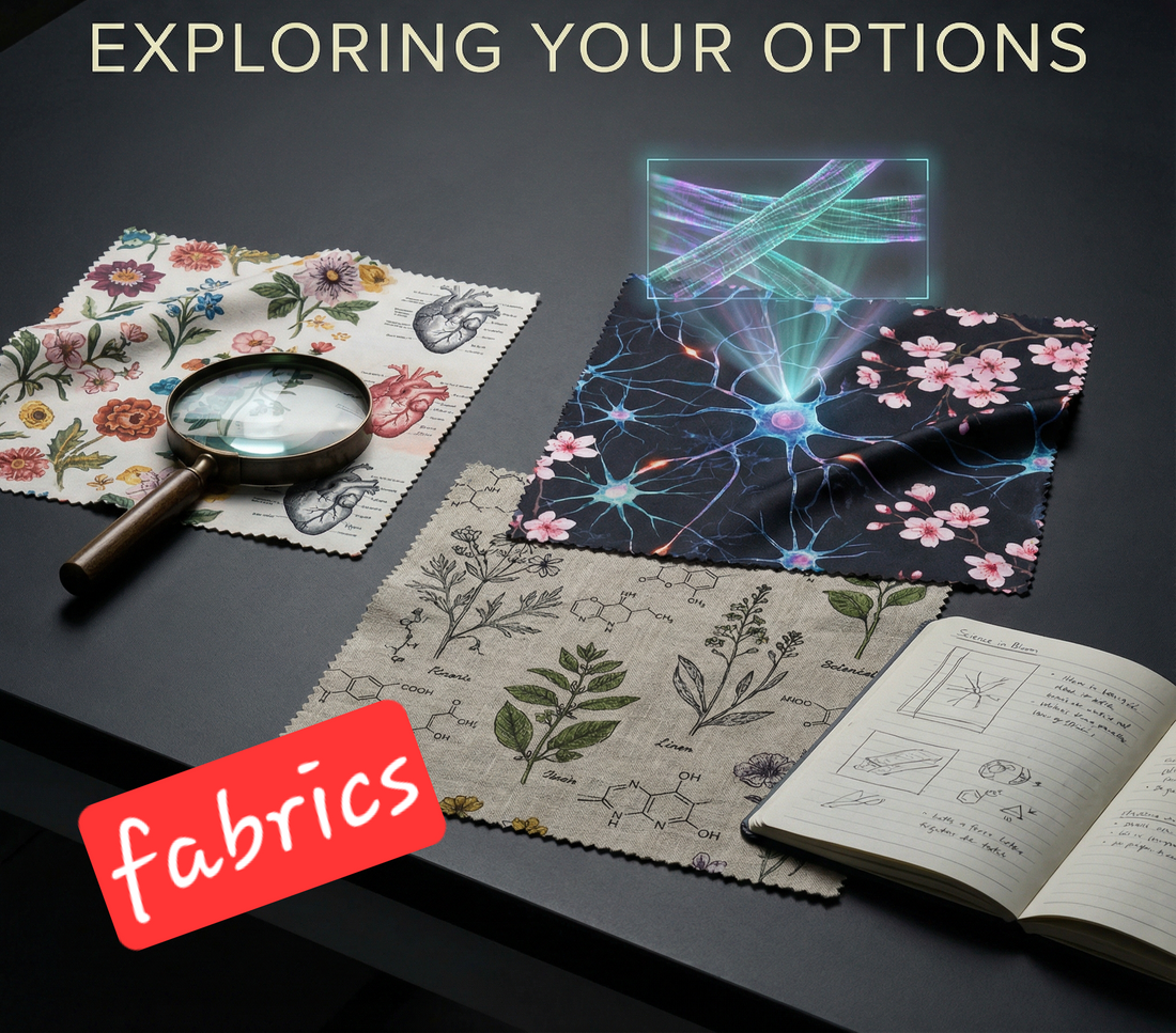 Guide to our different fabrics, cuts, materials and feels