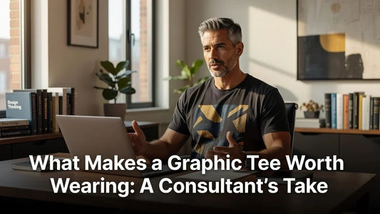 Professional header image for list-based article: What Makes a Graphic Tee Worth Wearing: A Consultant's Take