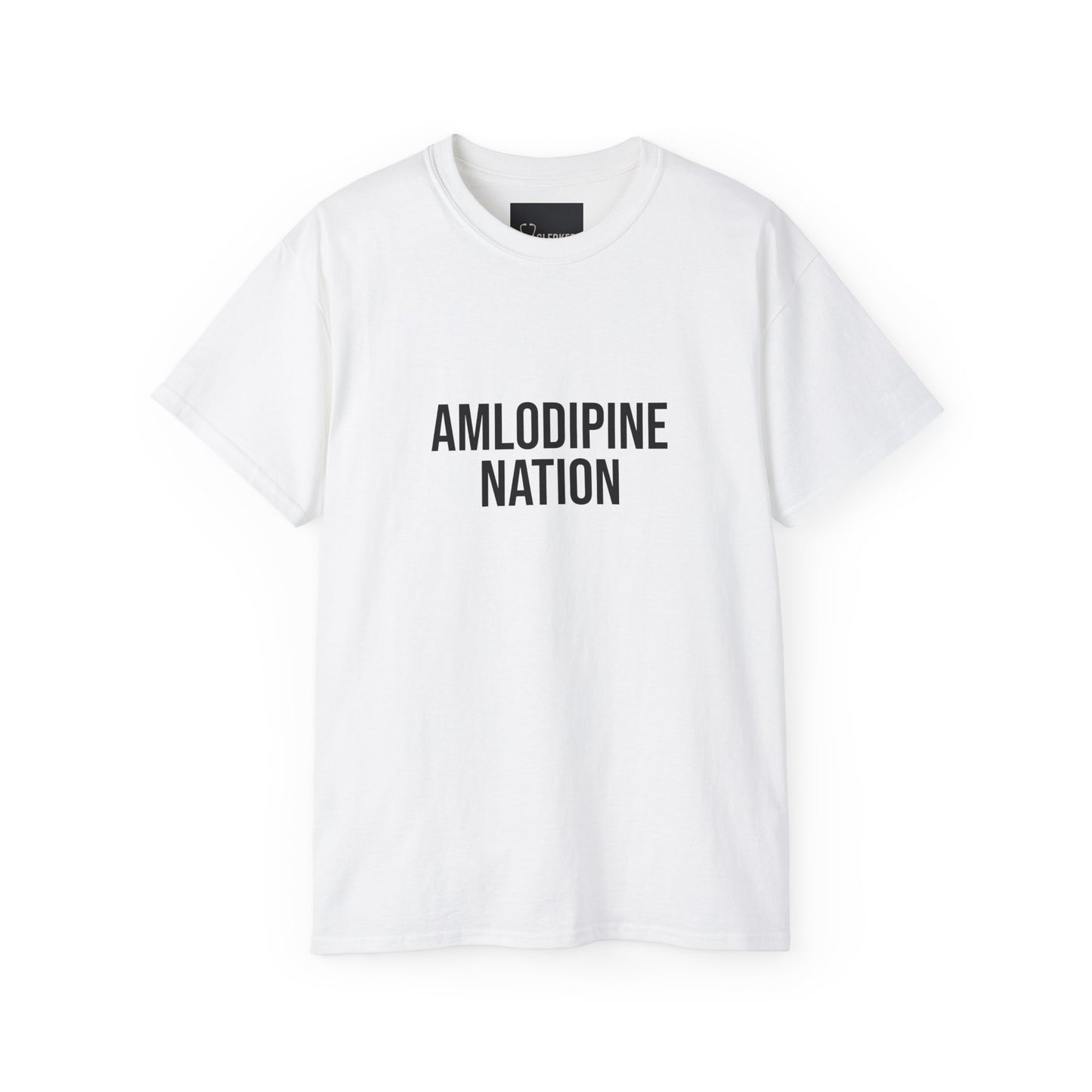 Amlodipine Nation Ca-Blockers Club medical humor shirt detail 2