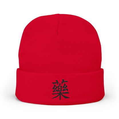 Medicine 藥 Embroidered Knit Beanie