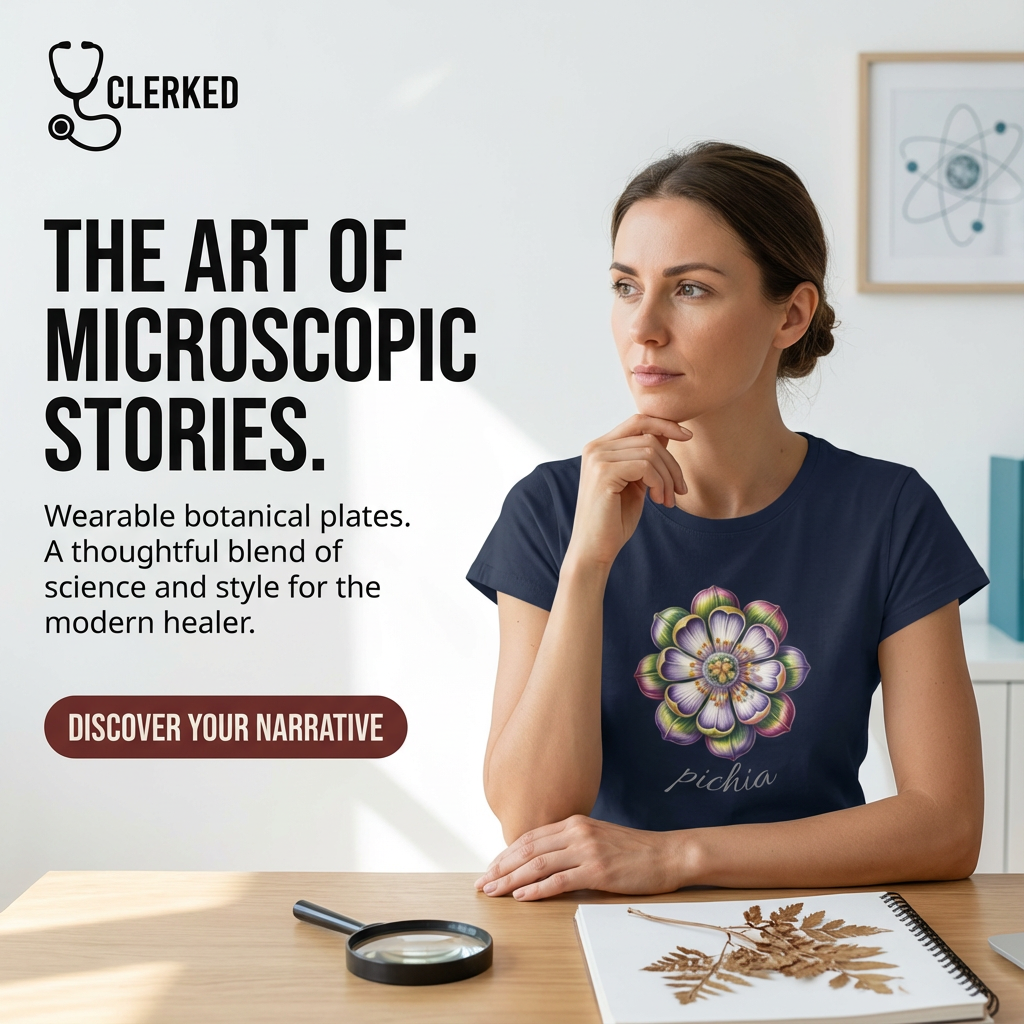 Botanical Pichia Hybrid Tee Art of Medicine apparel 5