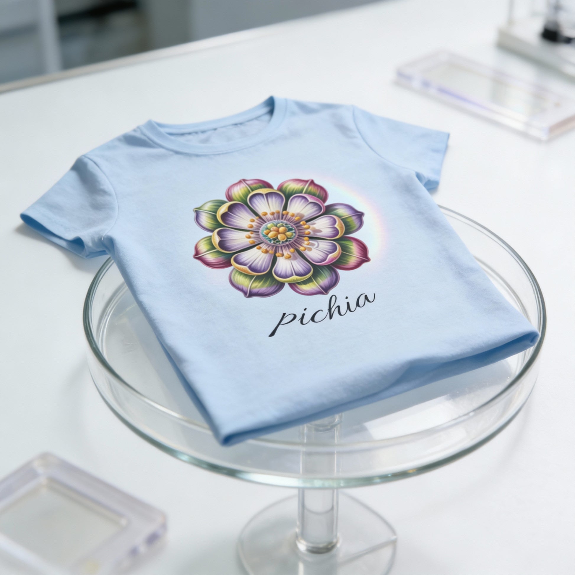 Botanical Pichia Hybrid Tee Yeast Bloom illustration view 5