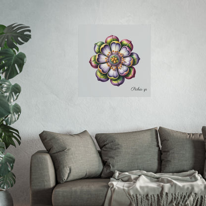 Botanical Pichia Imaginary Microbiology Fine Art Poster