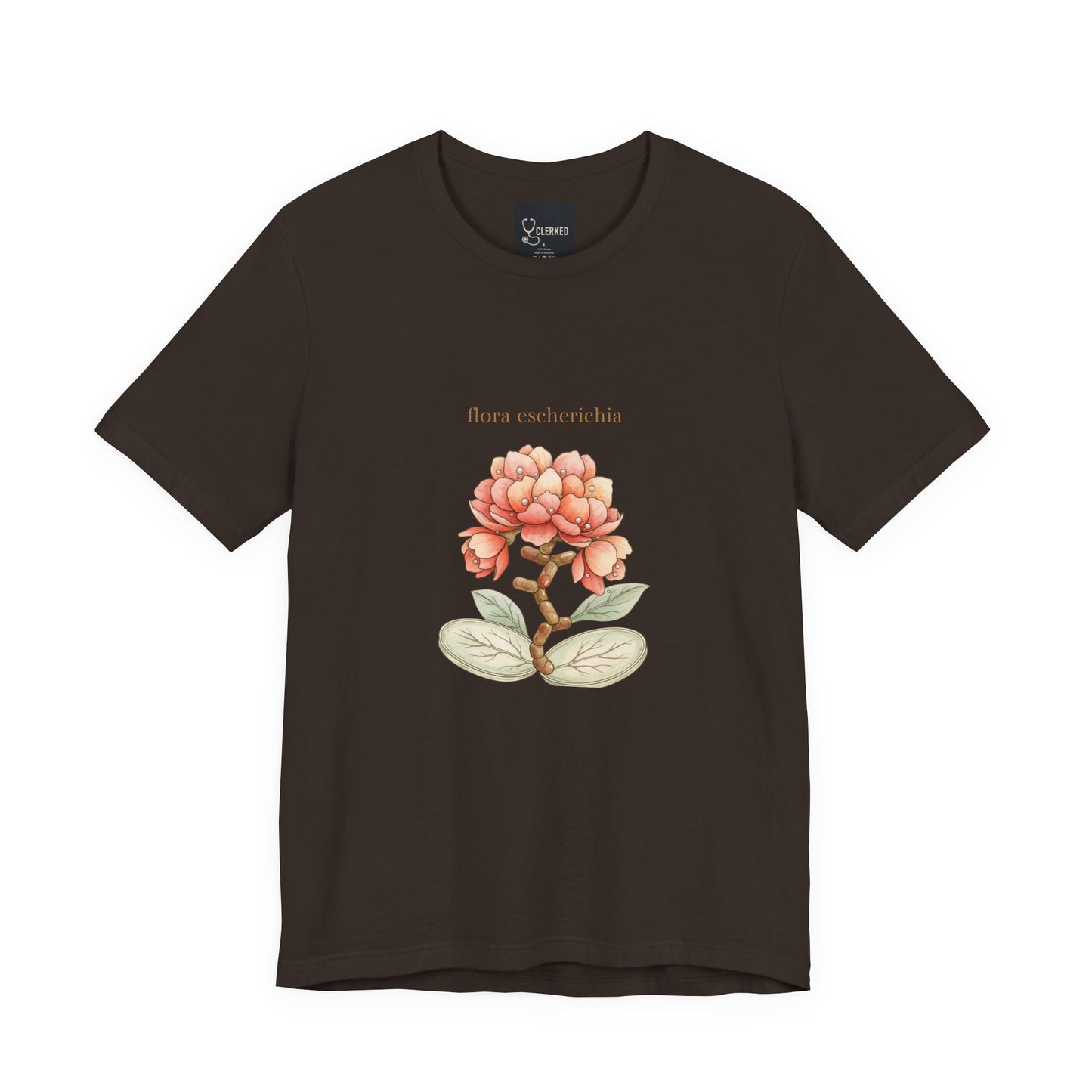 E Coli Flower Tee unique medical school graduation gift