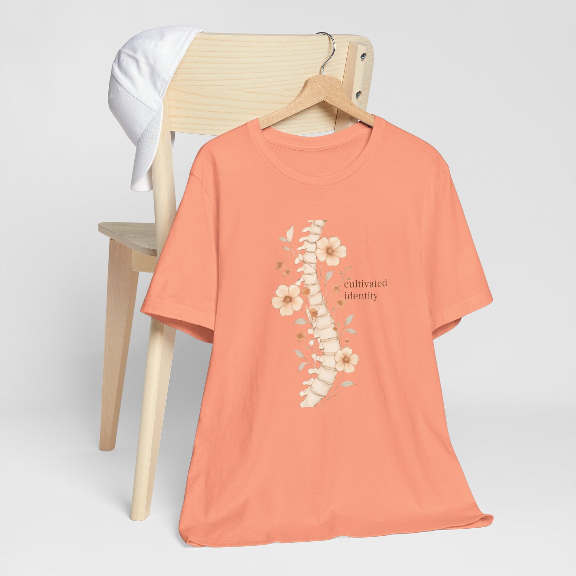 Botanical Anatomical Spine Tee — Cultivated Identity - Medical Art Apparel