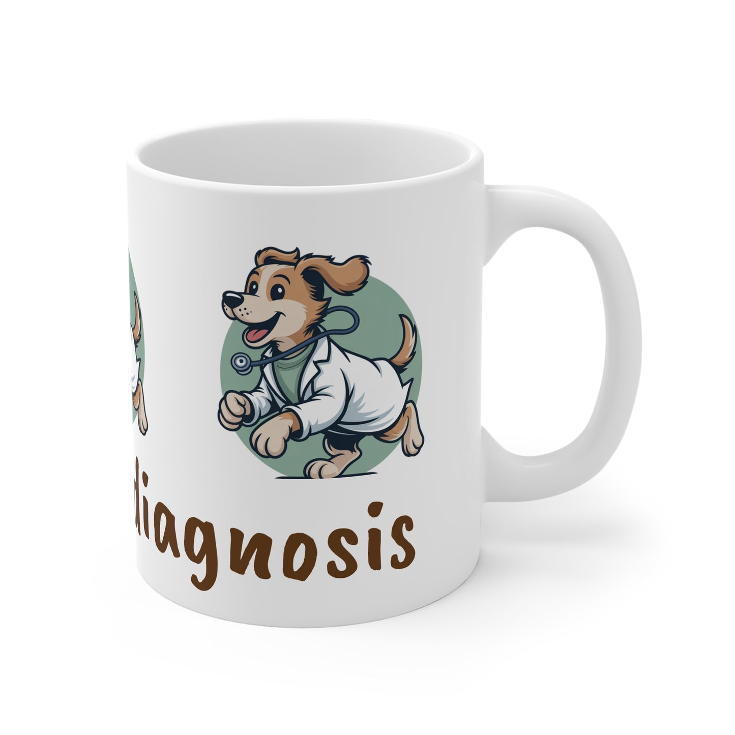 The Dr. Doggo Mug Trust Me I'm a Good Boy mug detail