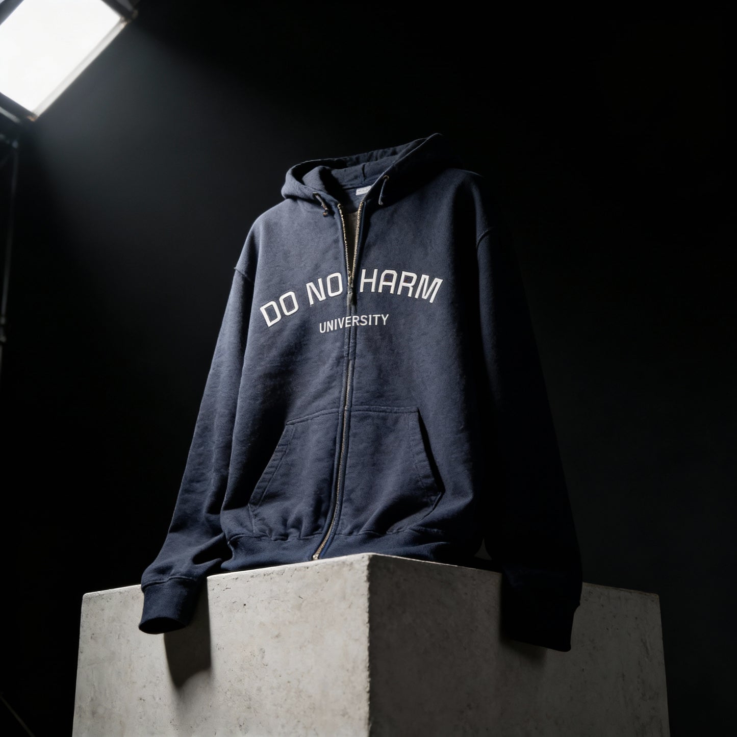 Do No Harm University Zip Hoodie medical school style jacket