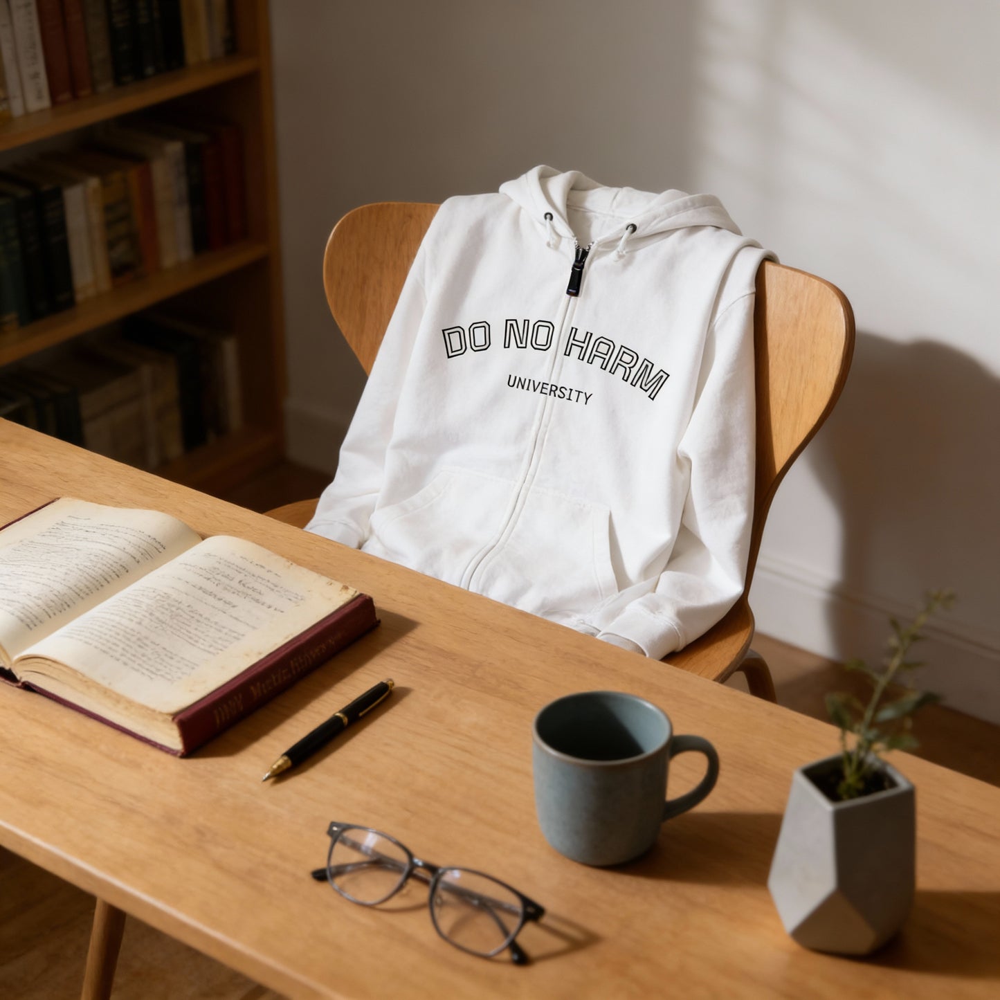 Do No Harm University Zip Hoodie unique medical streetwear