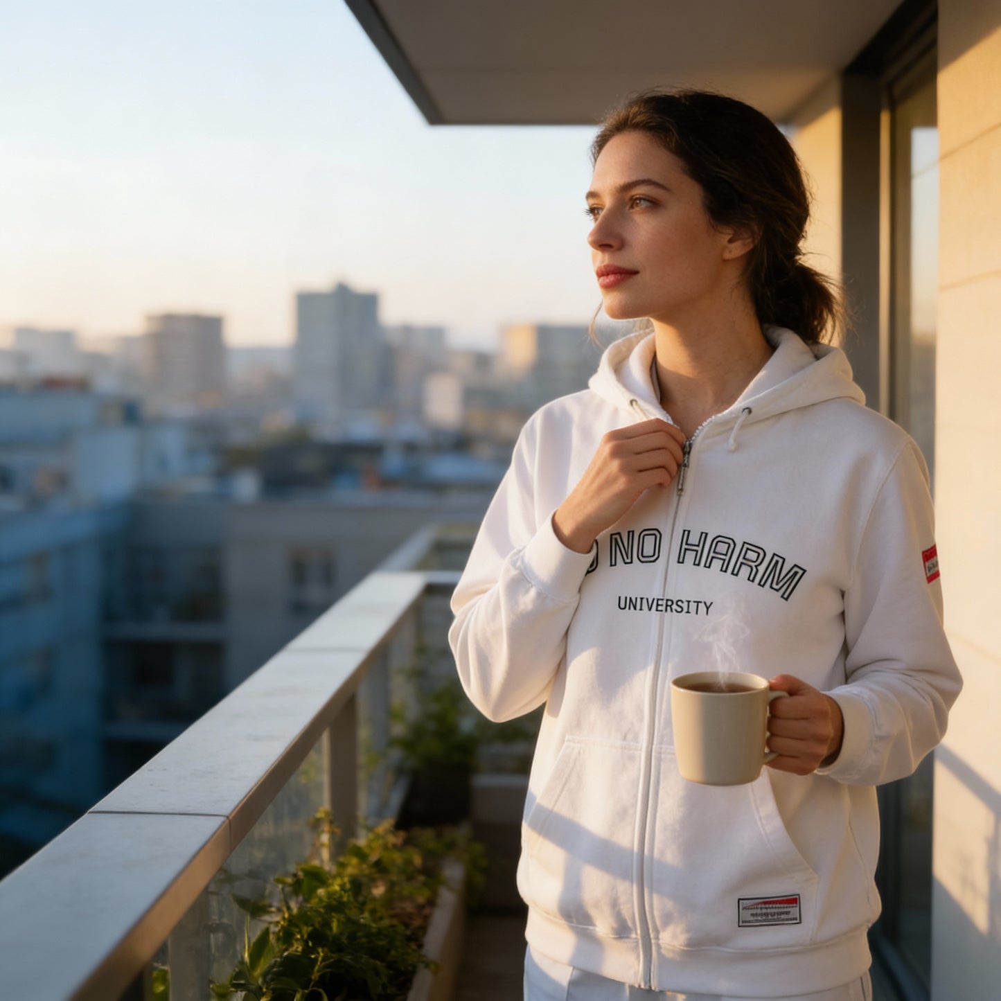 Do No Harm University Zip Hoodie unique medical career apparel