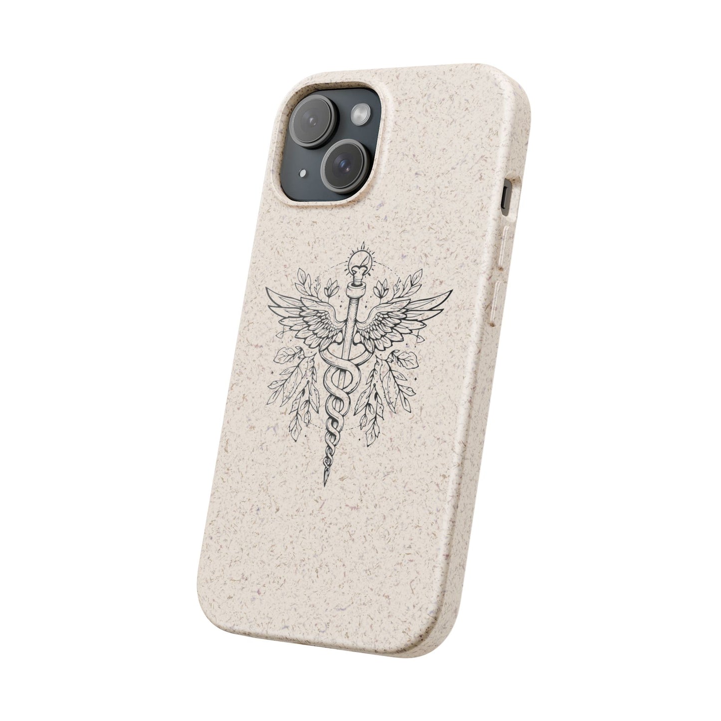 Caduceus Medical Eco-Friendly Phone Biodegradable Cover - Medical Art Apparel