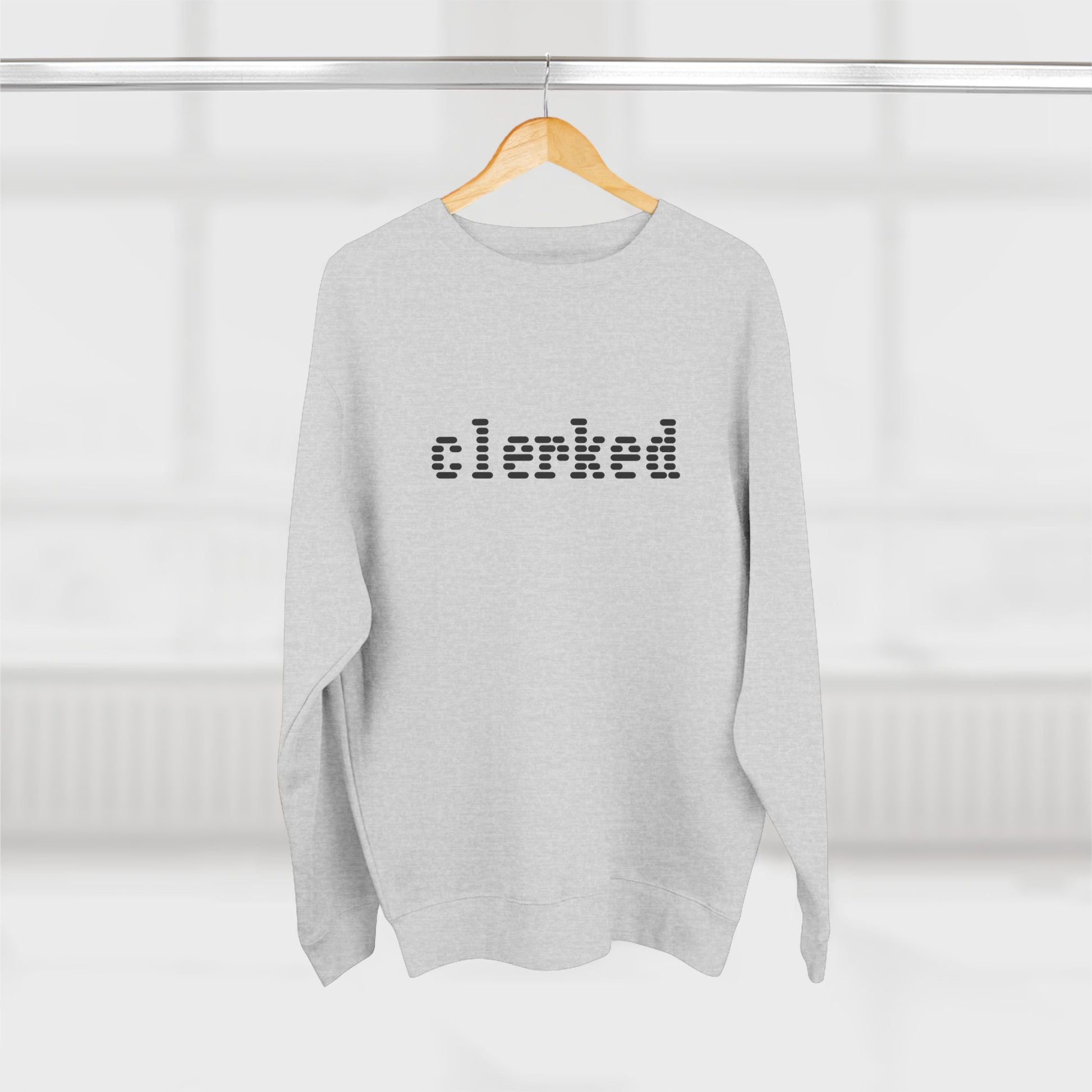 Clerked Logo Crewneck Sweatshirt Art of Medicine 4