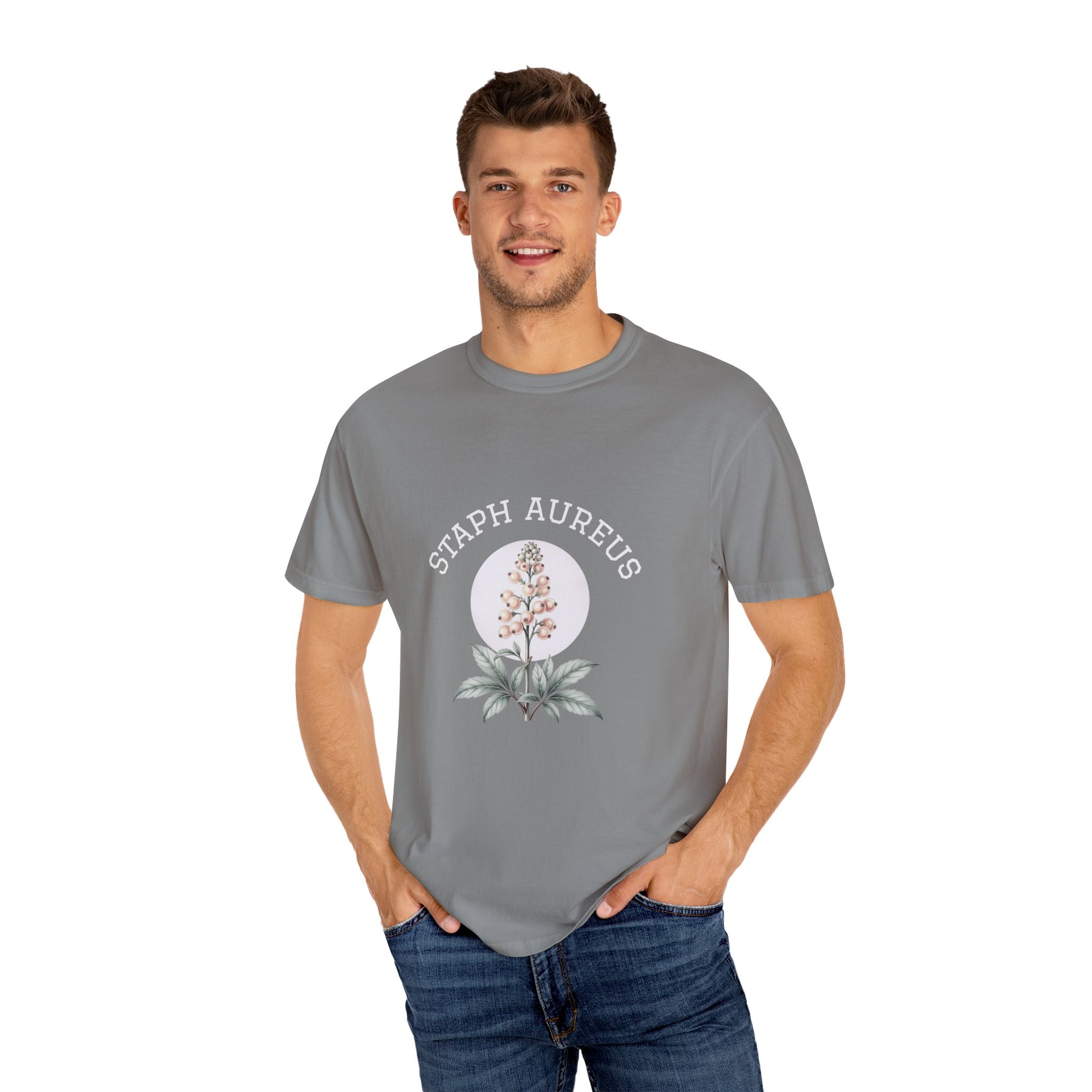 Staph Aureus Botanical Tee Art of Medicine apparel 16