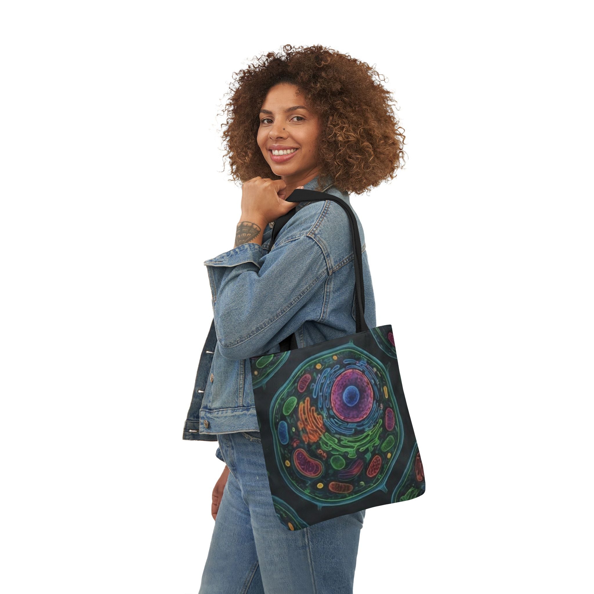 Cell Section Canvas Tote Bag Art of Medicine bag 3