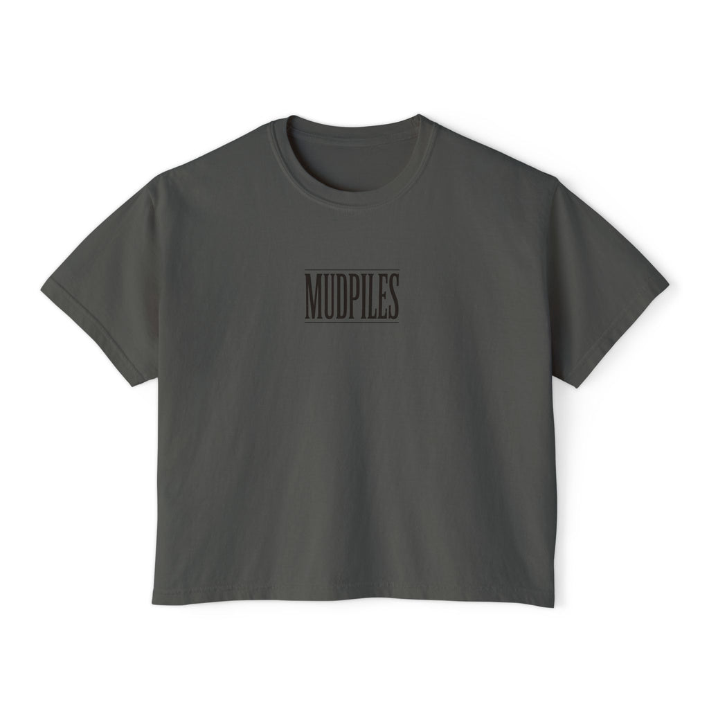 Mudpiles Cropped  T-Shirt or The Anion Gap Tee