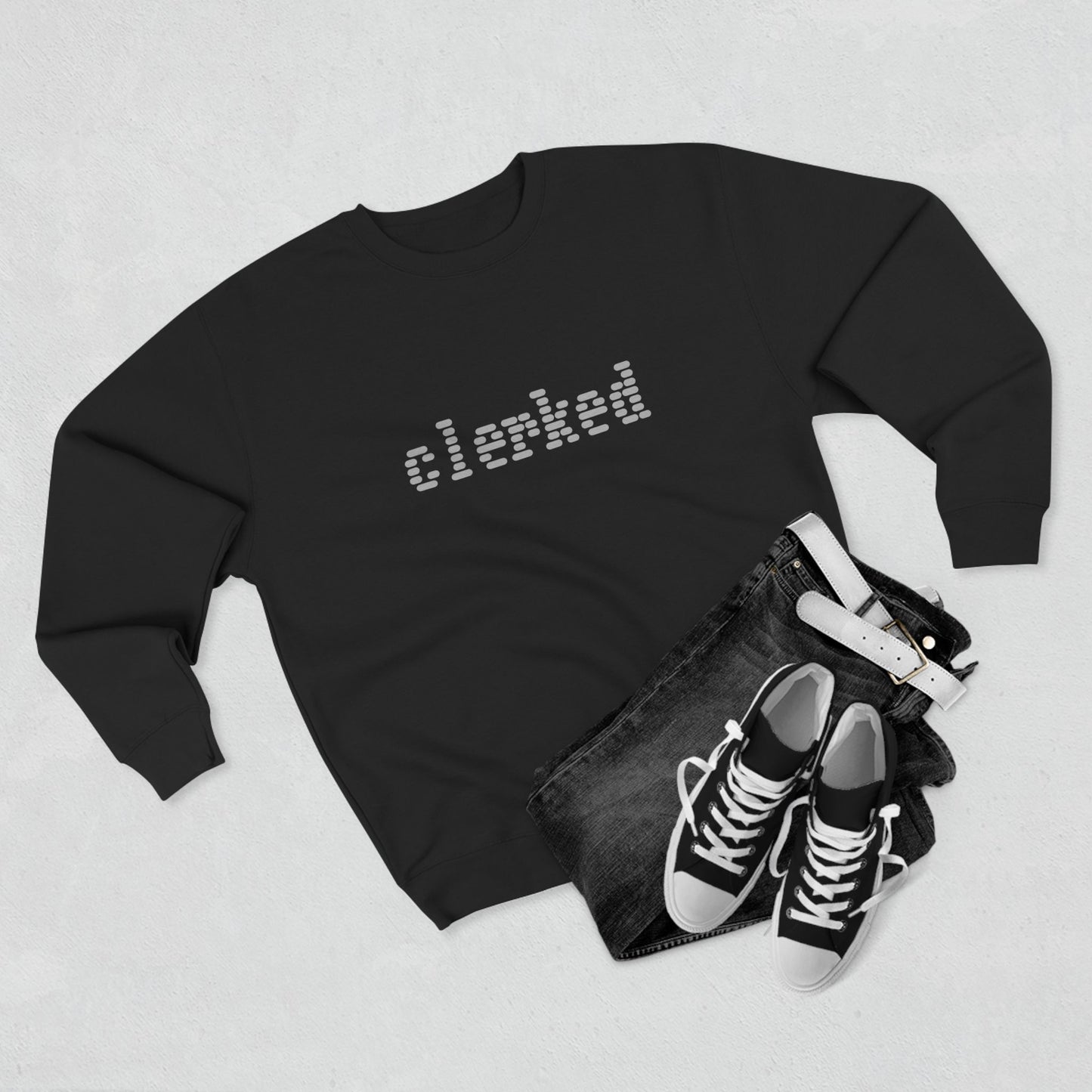 Clerked Logo Crewneck Sweatshirt Art of Medicine 7