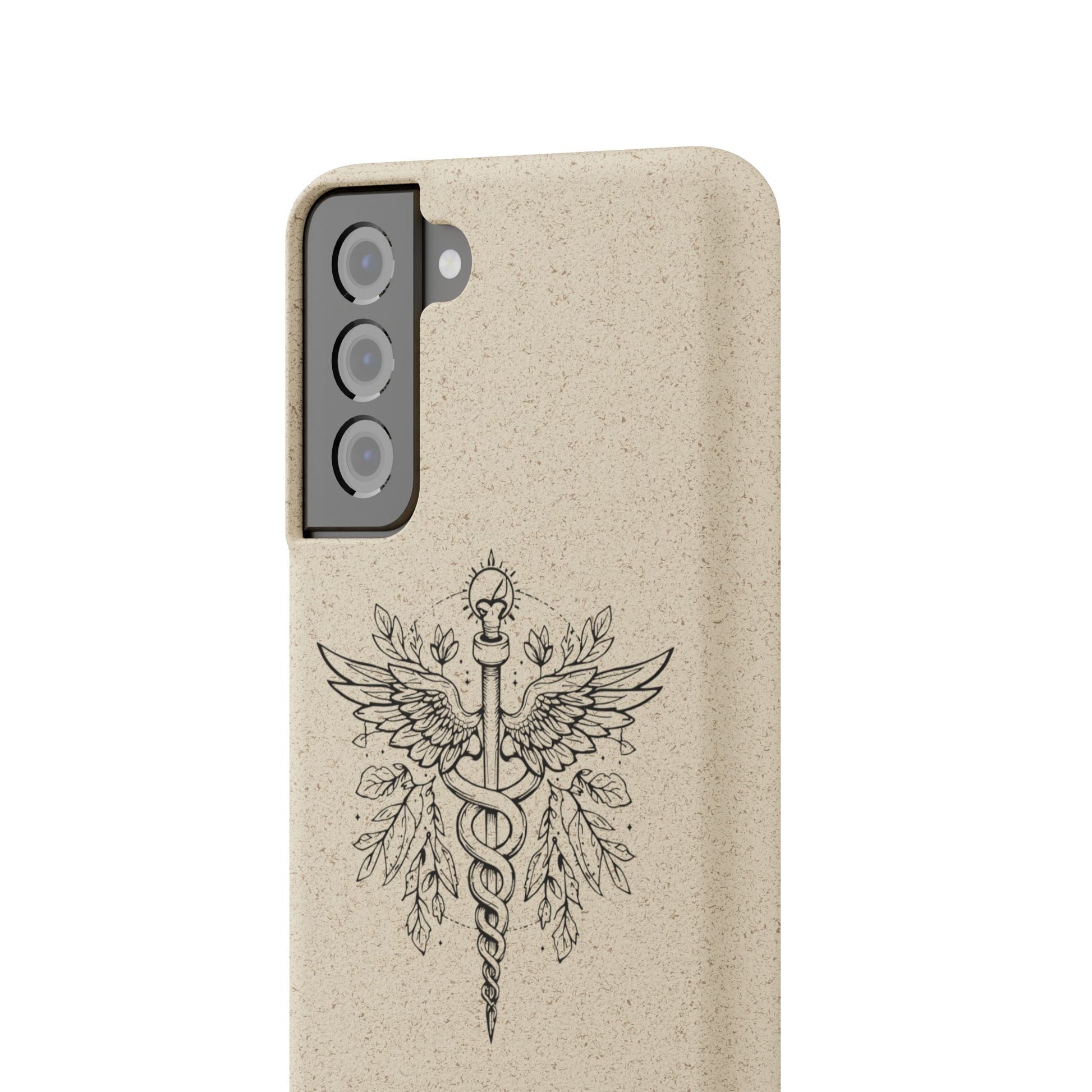 Caduceus Medical Eco-Friendly Phone Biodegradable Cover - Medical Art Apparel