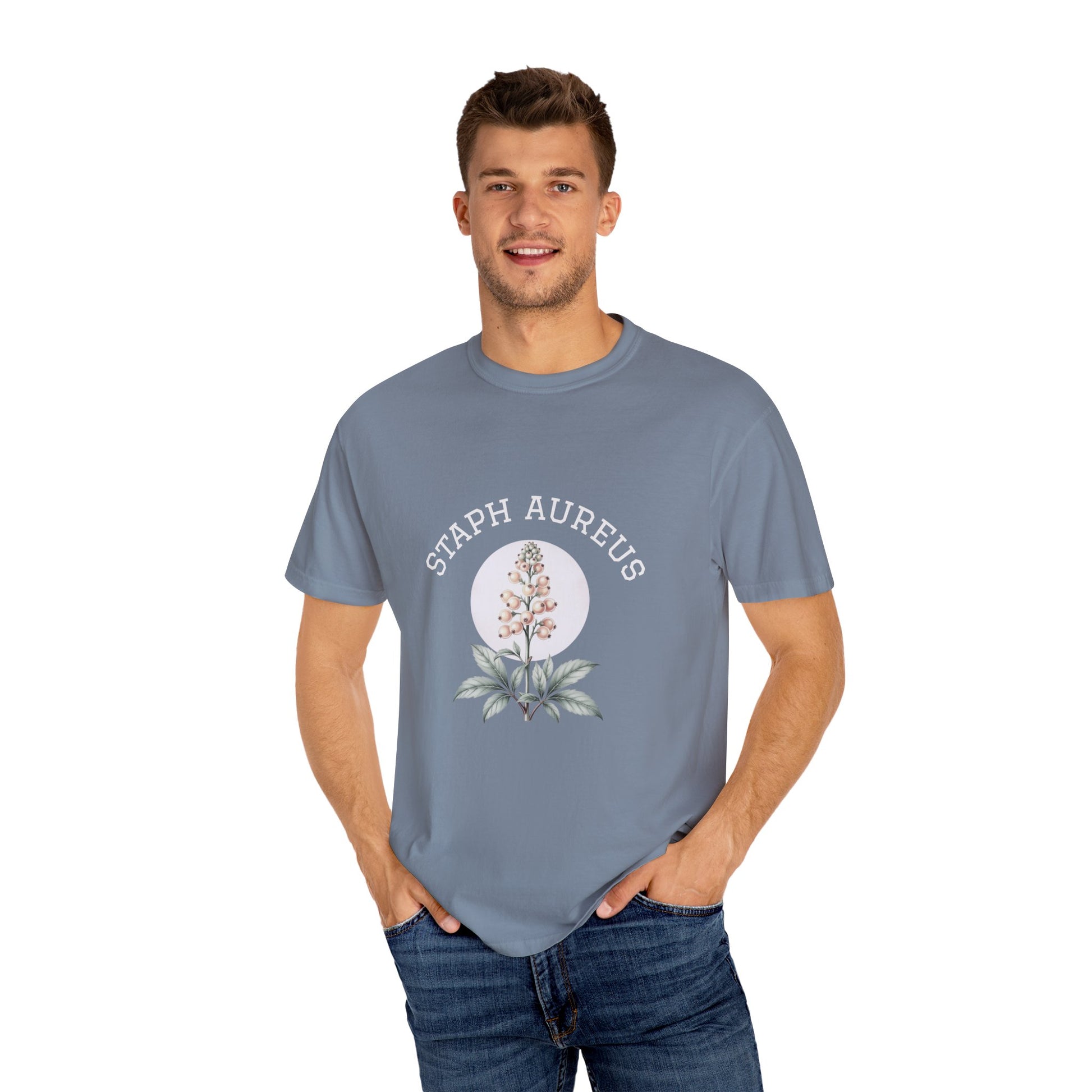 Staph Aureus Botanical Tee Art of Medicine apparel 14
