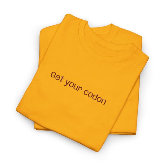 “Get your codon” Embroidered Tee