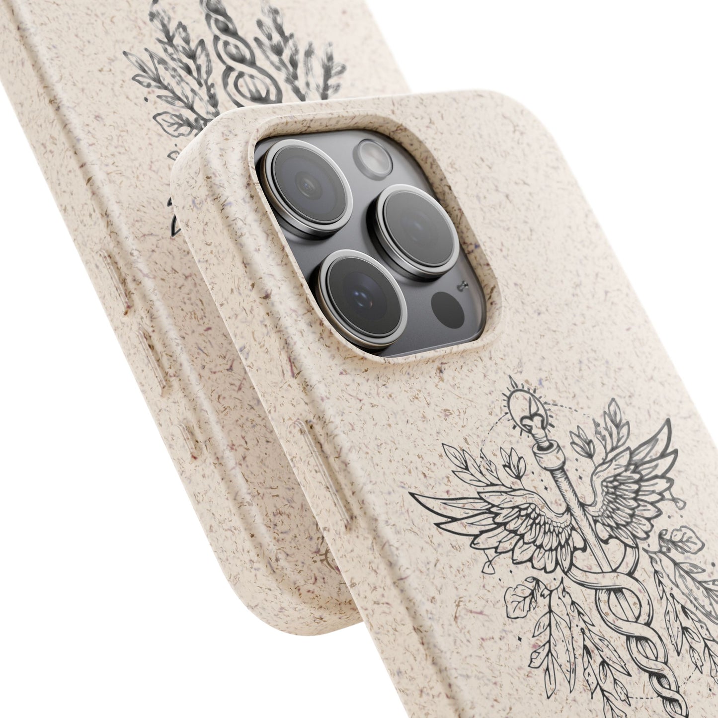 Caduceus Medical Eco-Friendly Phone Biodegradable Cover - Medical Art Apparel