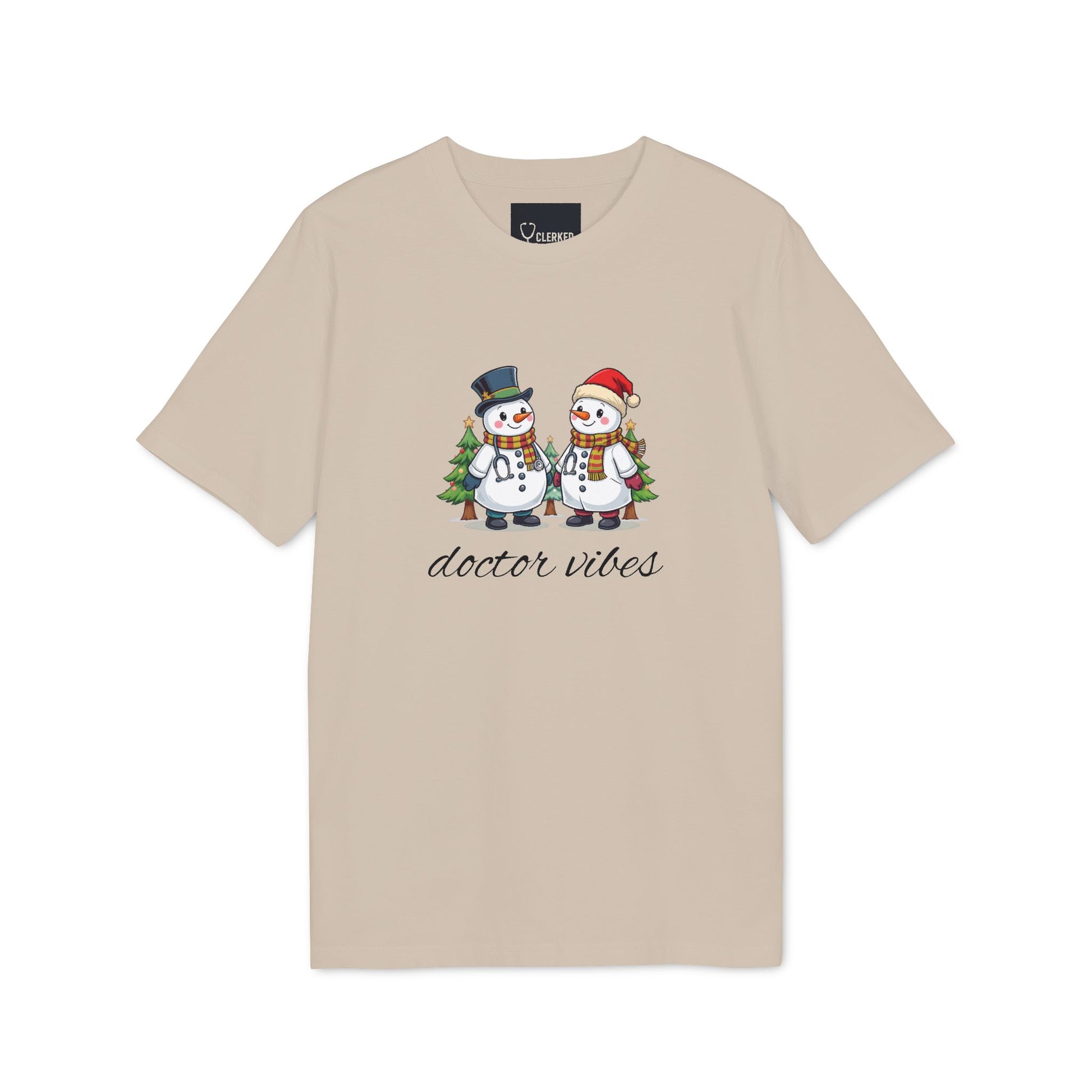 Doctor Vibes Snowmen T-shirt medical school holiday apparel shirt