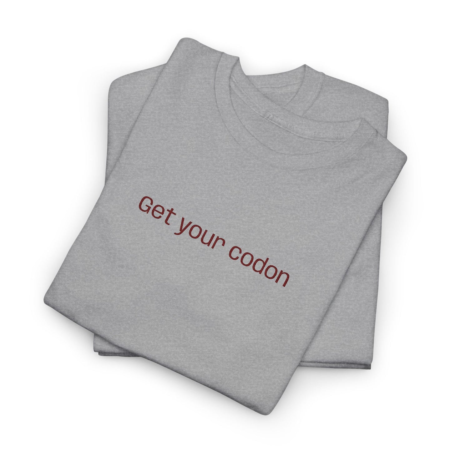 “Get your codon” Embroidered Tee
