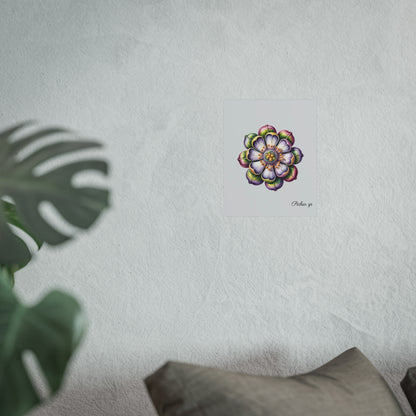 Botanical Pichia Imaginary Microbiology Fine Art Poster