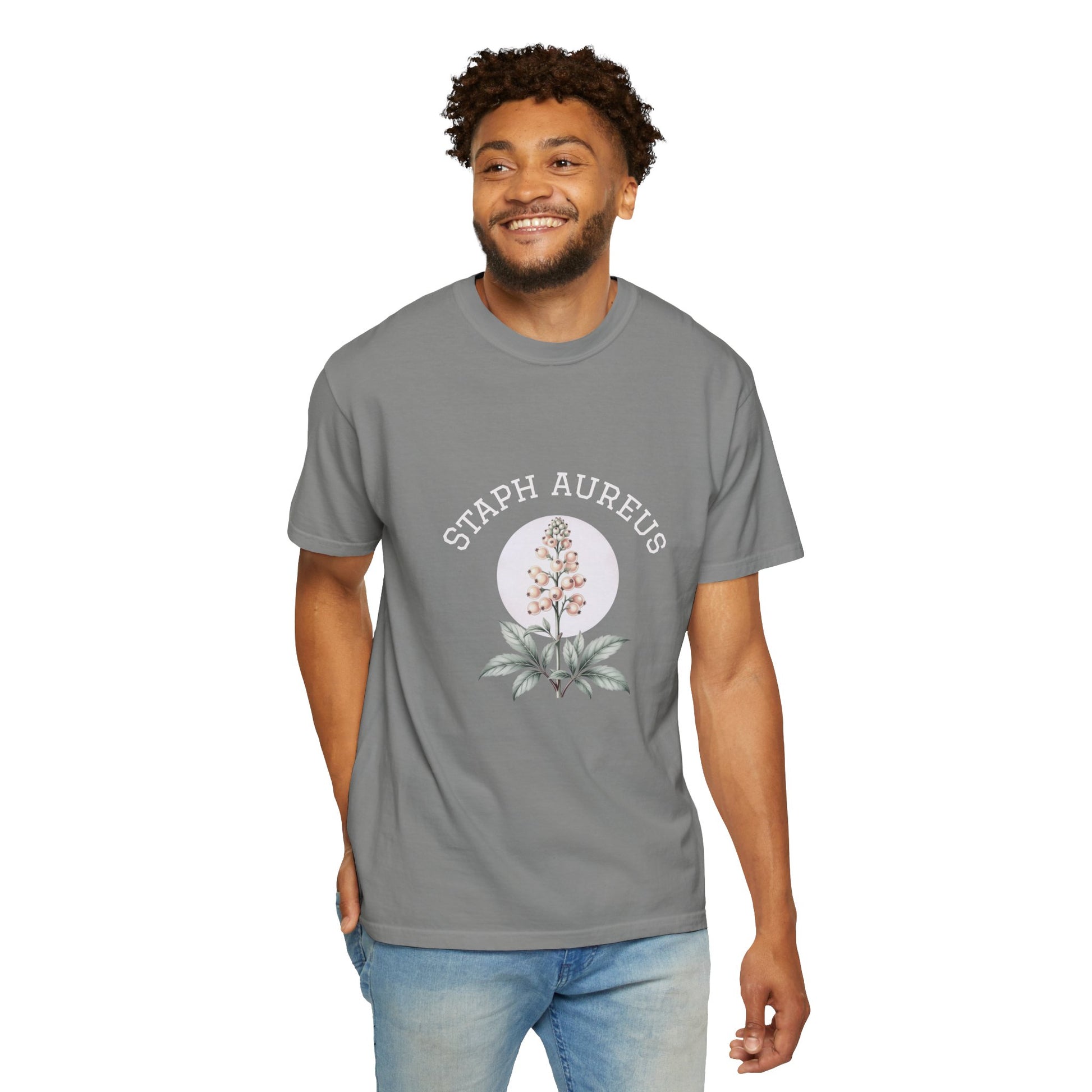 Staph Aureus Botanical Tee Art of Medicine apparel 18