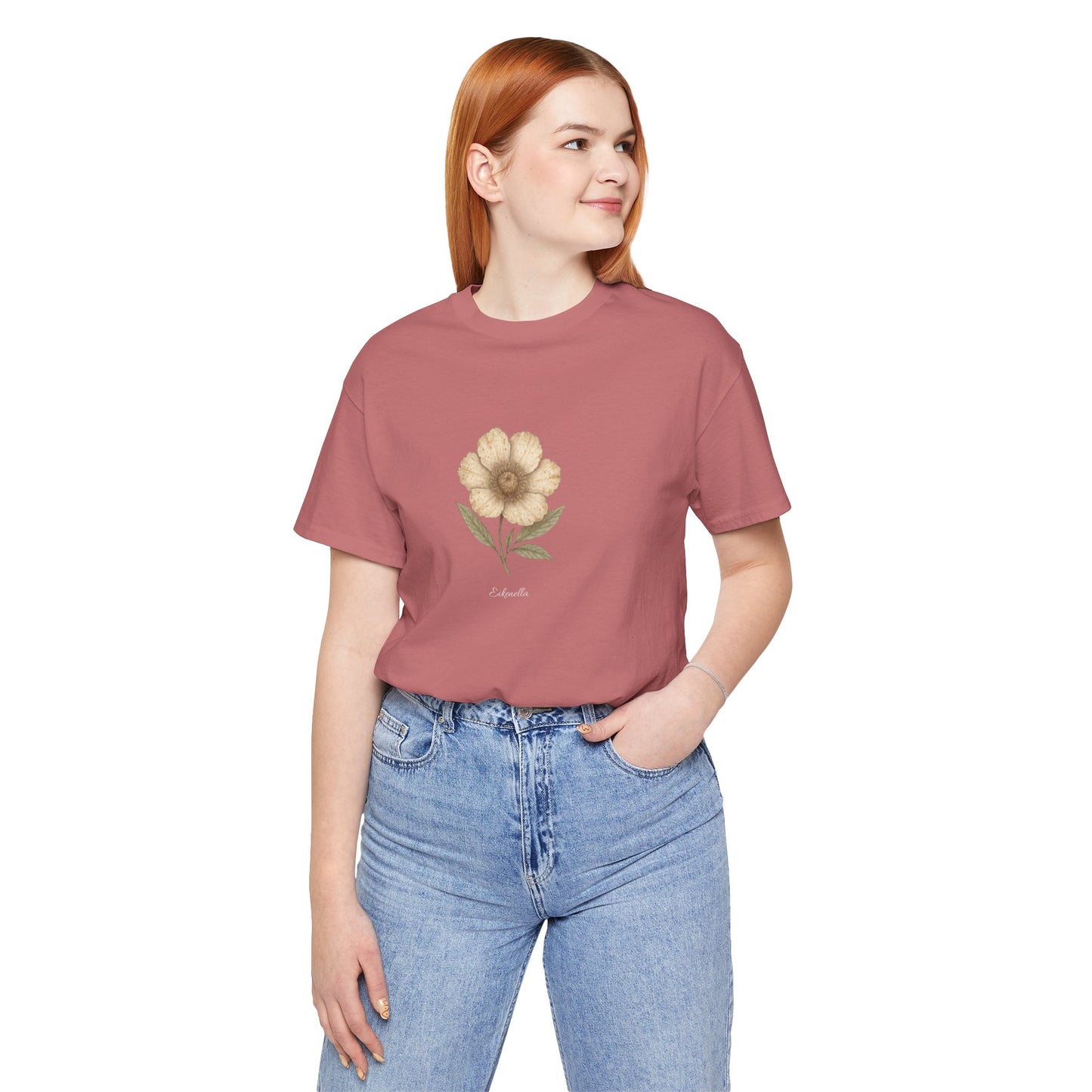 Eikenella Corrodens Imaginary Flower Design Tee Science in Bloom