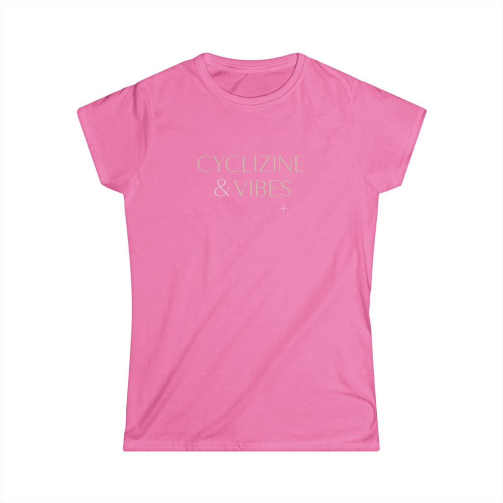 Cyclizine & Vibes Only Women's Tee pharmacy shirt detail 4