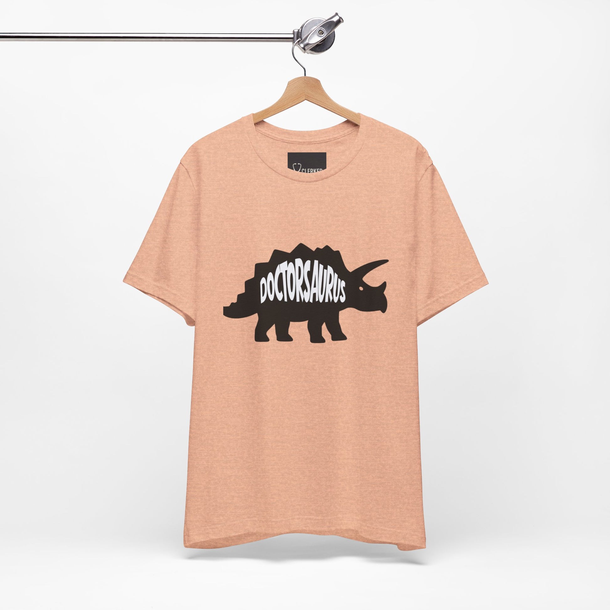 Doctorsaurus Triceratops Unisex Tee, Medical PhD Student Gift, Doctor Graduation Shirt - Medical Art Apparel