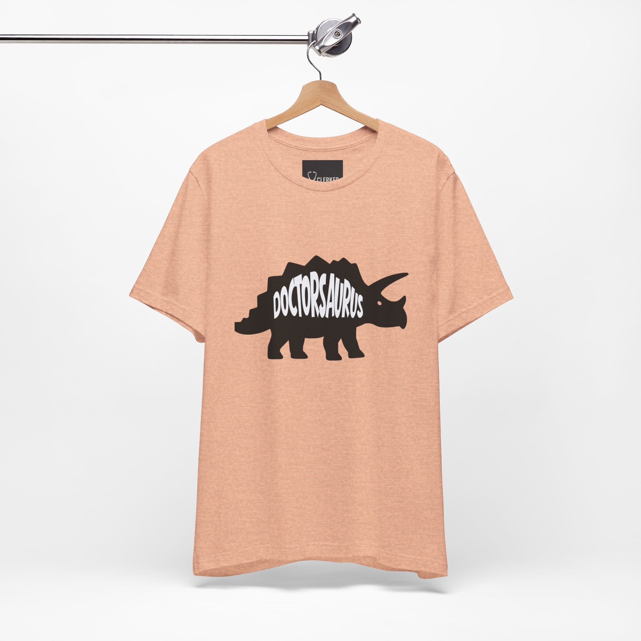 Doctorsaurus Triceratops Unisex Tee, Medical PhD Student Gift, Doctor Graduation Shirt - Medical Art Apparel