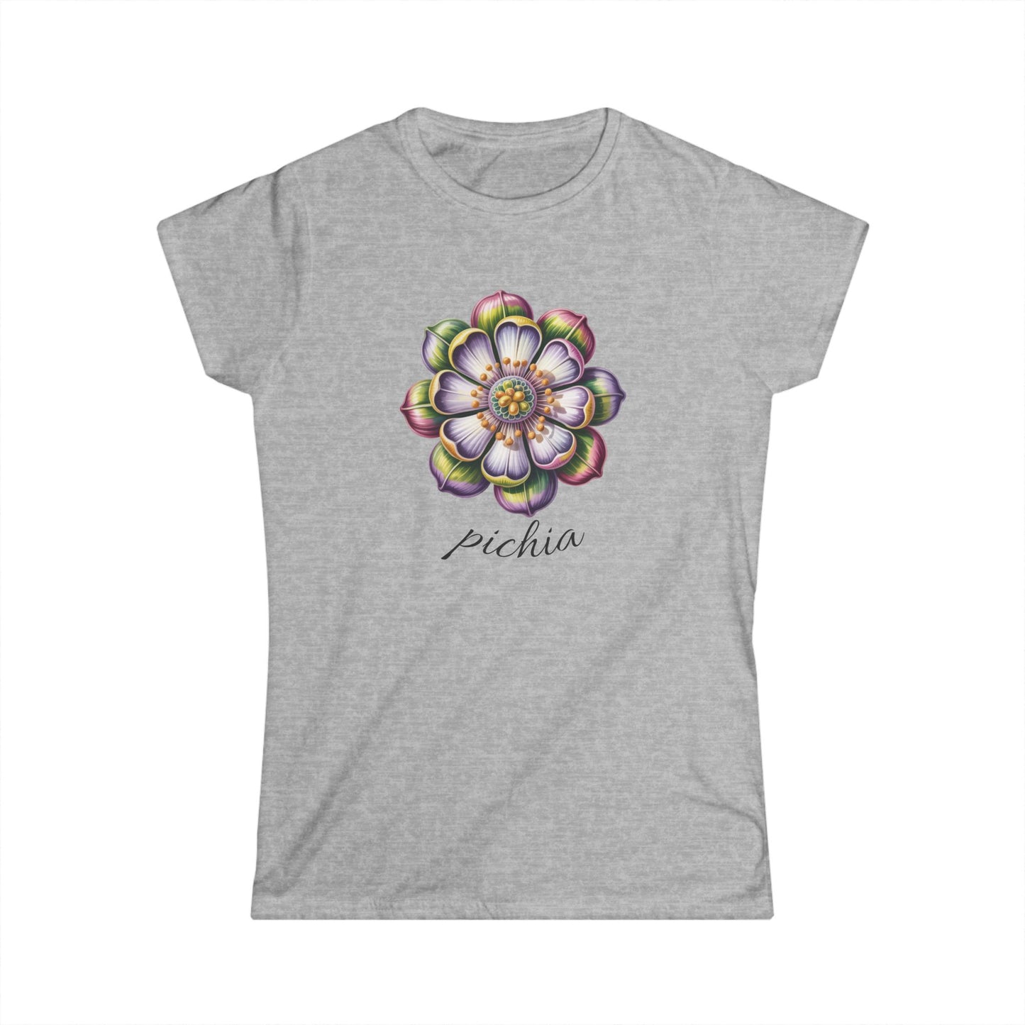 Botanical Pichia Hybrid Tee Yeast Bloom illustration view 4
