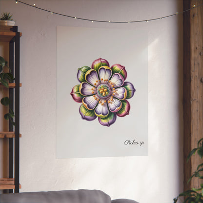 Botanical Pichia Imaginary Microbiology Fine Art Poster