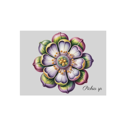 Botanical Pichia Imaginary Microbiology Fine Art Poster
