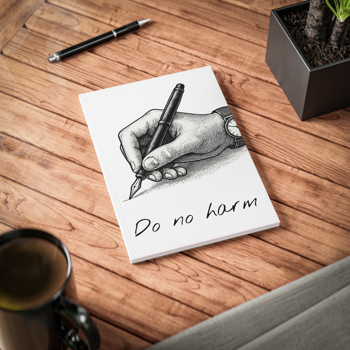 Do No Harm A5 Notebook unique doctor appreciation journal