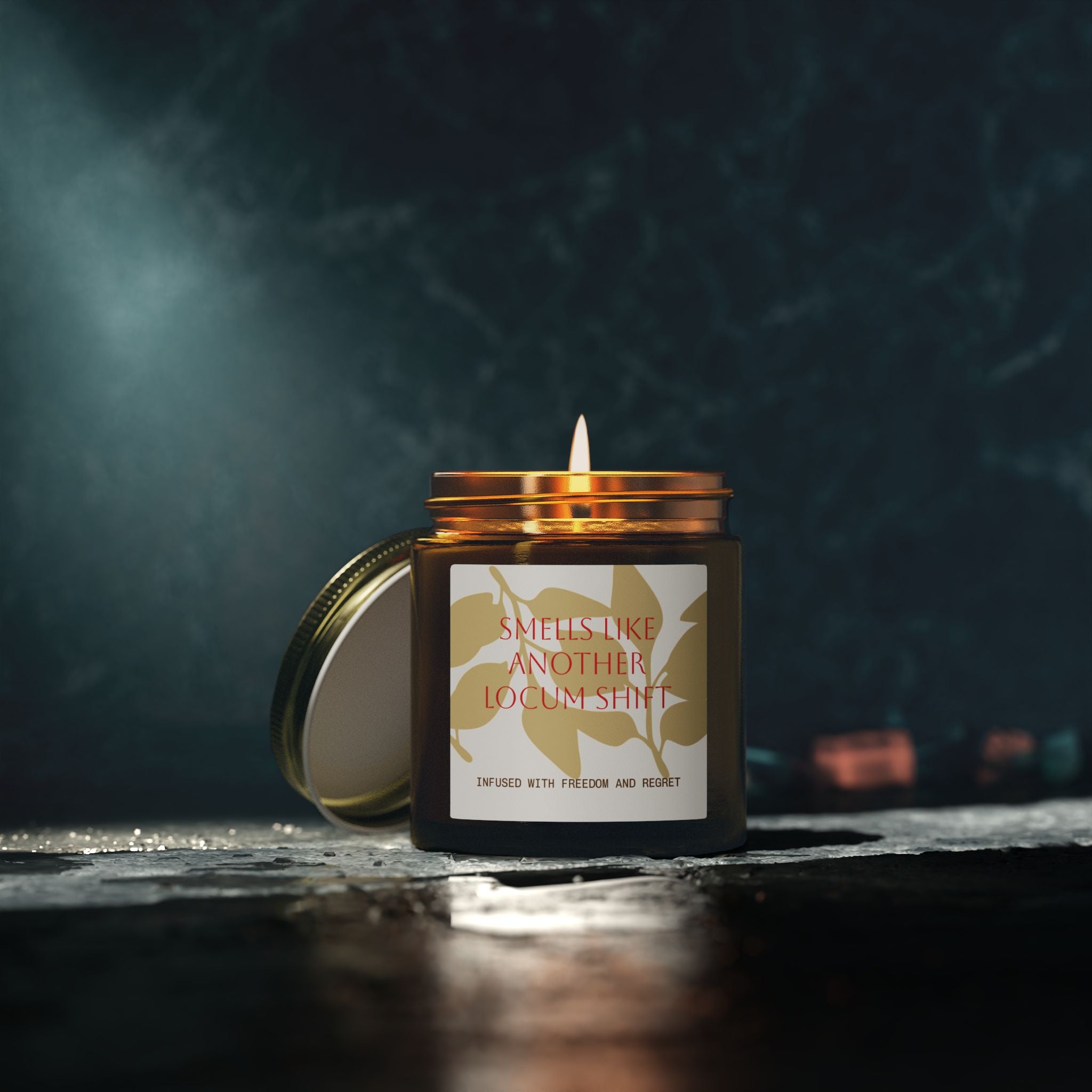 The Locum Life Candle medical professional appreciation candle