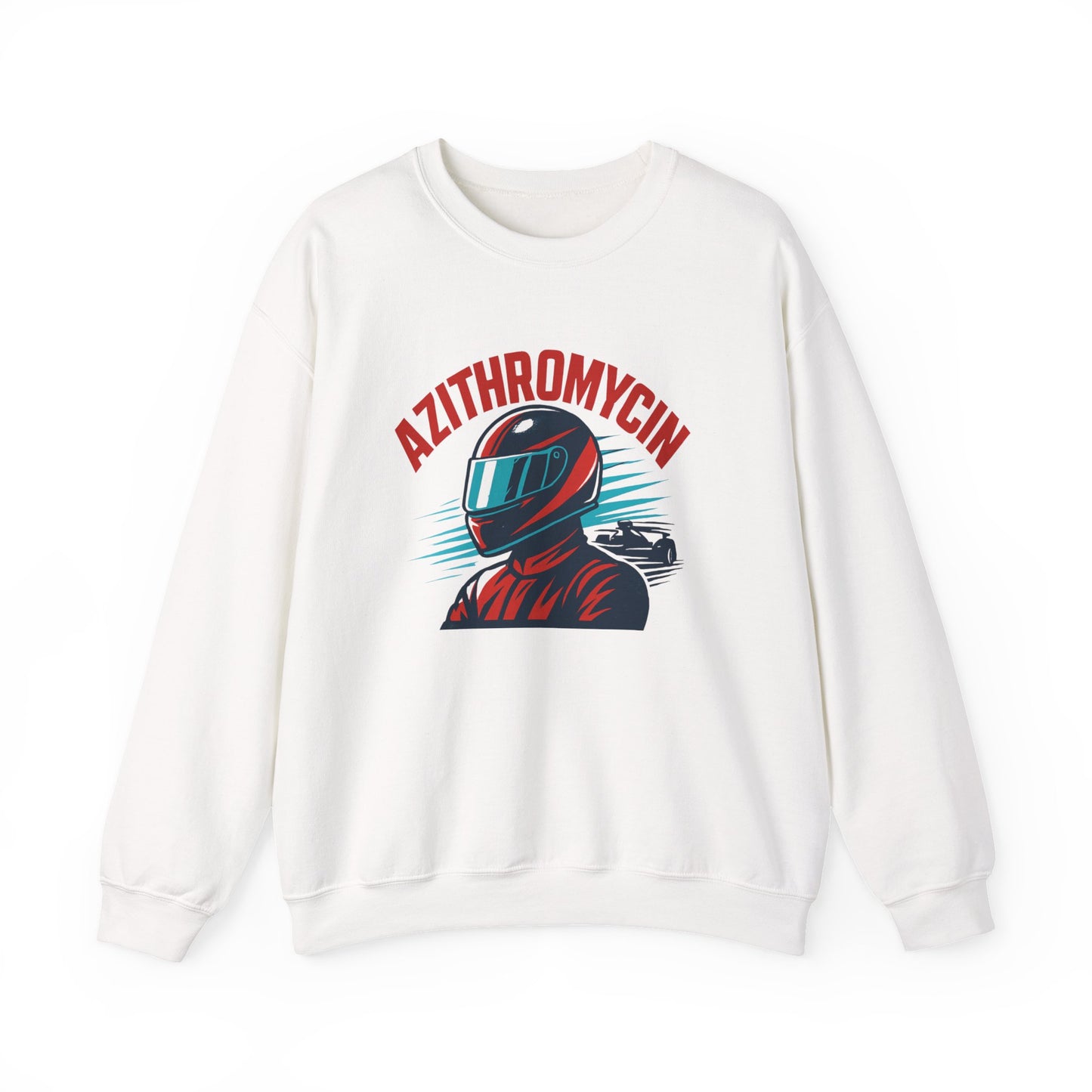 Azithromycin Graphic Sweatshirt medical humor hoodie detail