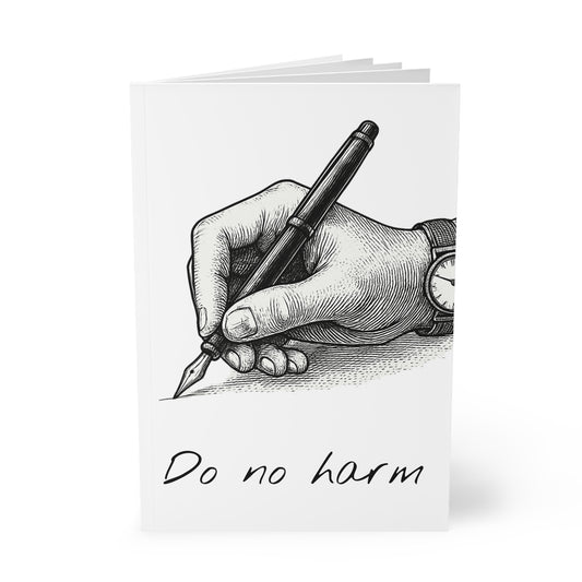 Do No Harm A5 Notebook unique doctor medical diary