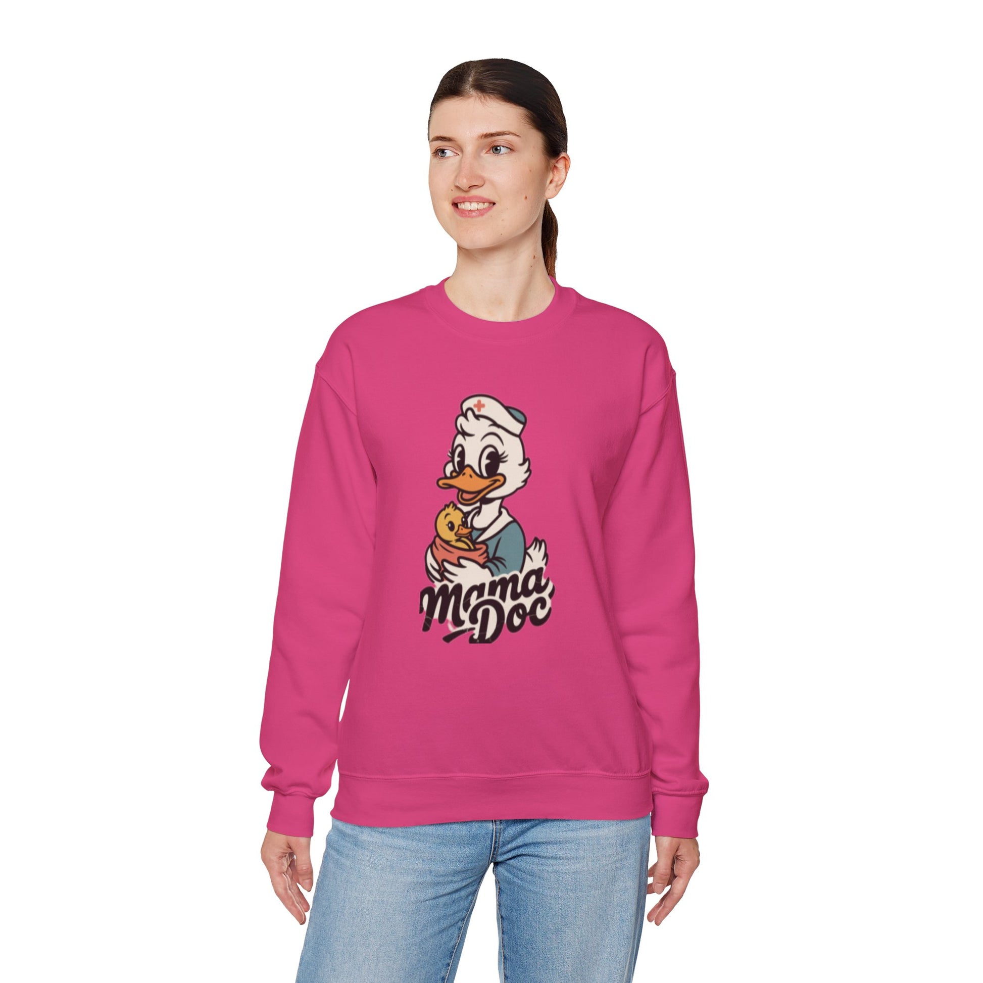 The Mama Doc Crewneck Art of Medicine mom apparel