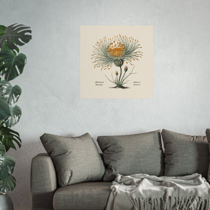 Botanical Actinomyces Imaginary Microbiology Fine Art Poster