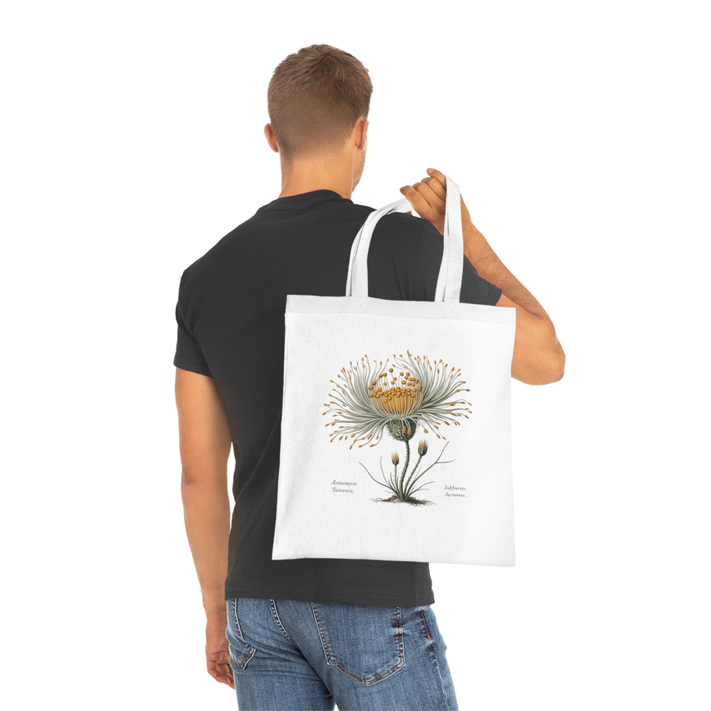 Vintage Actinomyces Illustration Cotton Tote