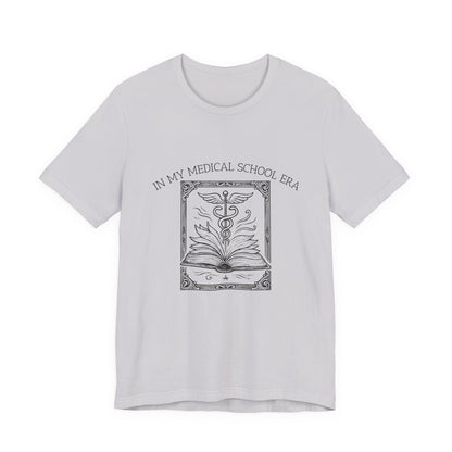 In My Medical School Era Caduceus Book Illustration Tee Art of Medicine 7