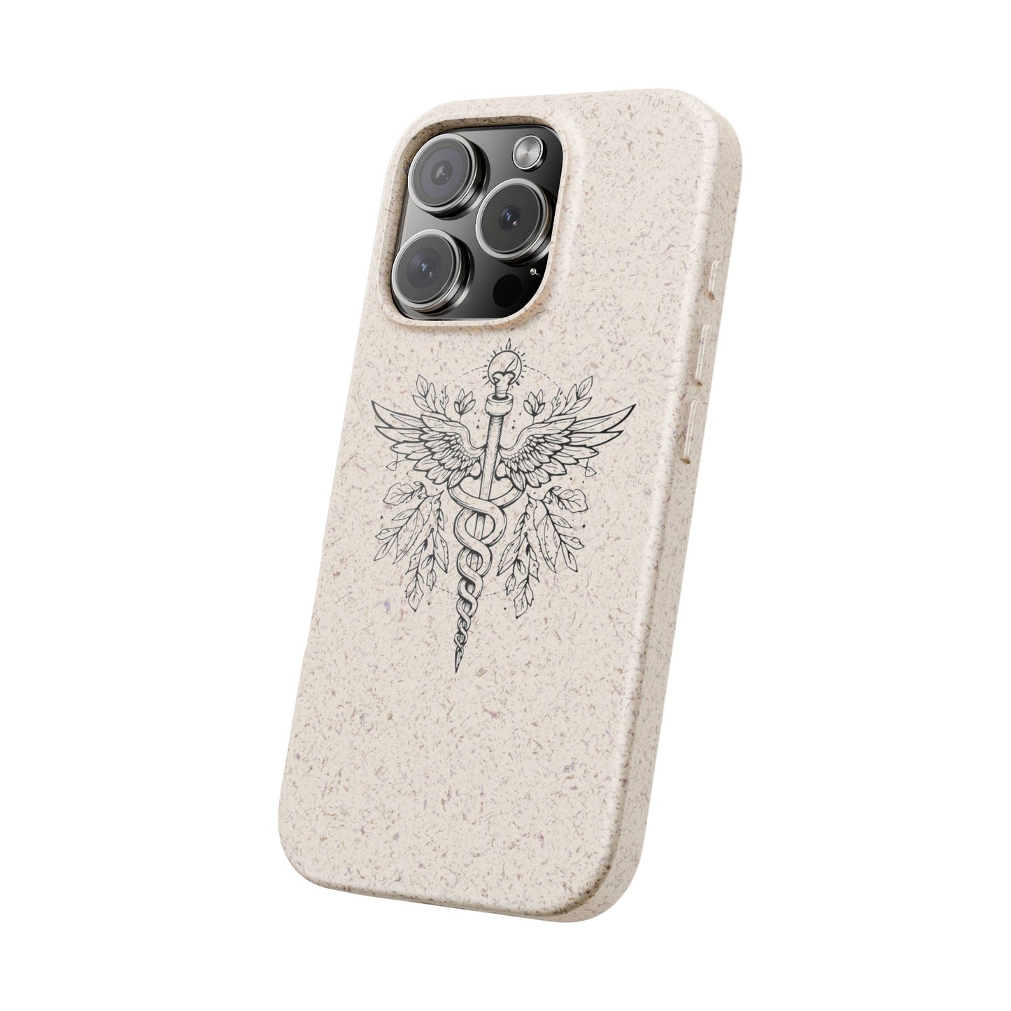 Caduceus Medical Eco-Friendly Phone Biodegradable Cover - Medical Art Apparel