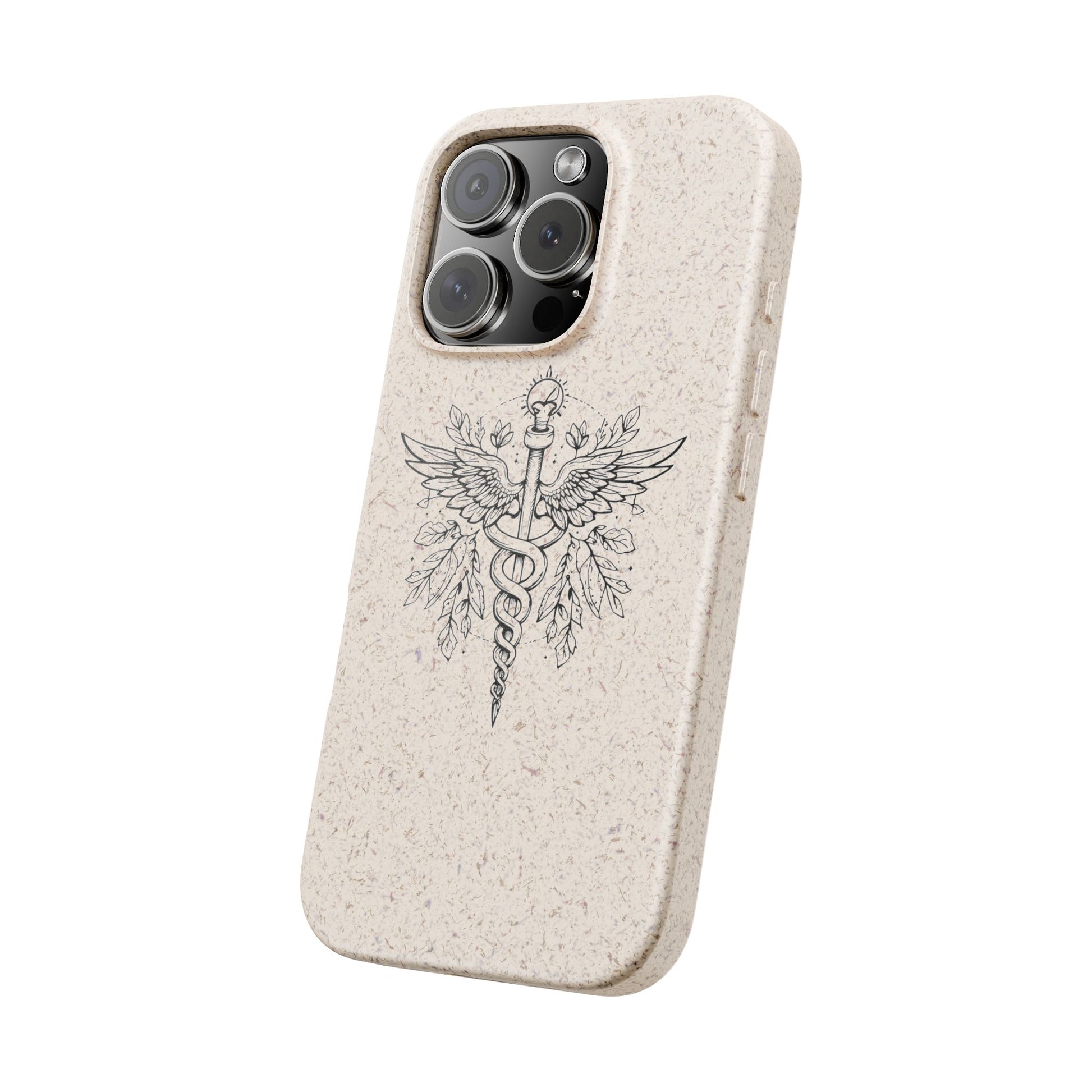 Caduceus Medical Eco-Friendly Phone Biodegradable Cover - Medical Art Apparel