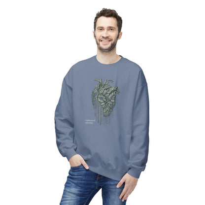 Botanical Anatomical Heart Sweatshirt Art of Medicine apparel