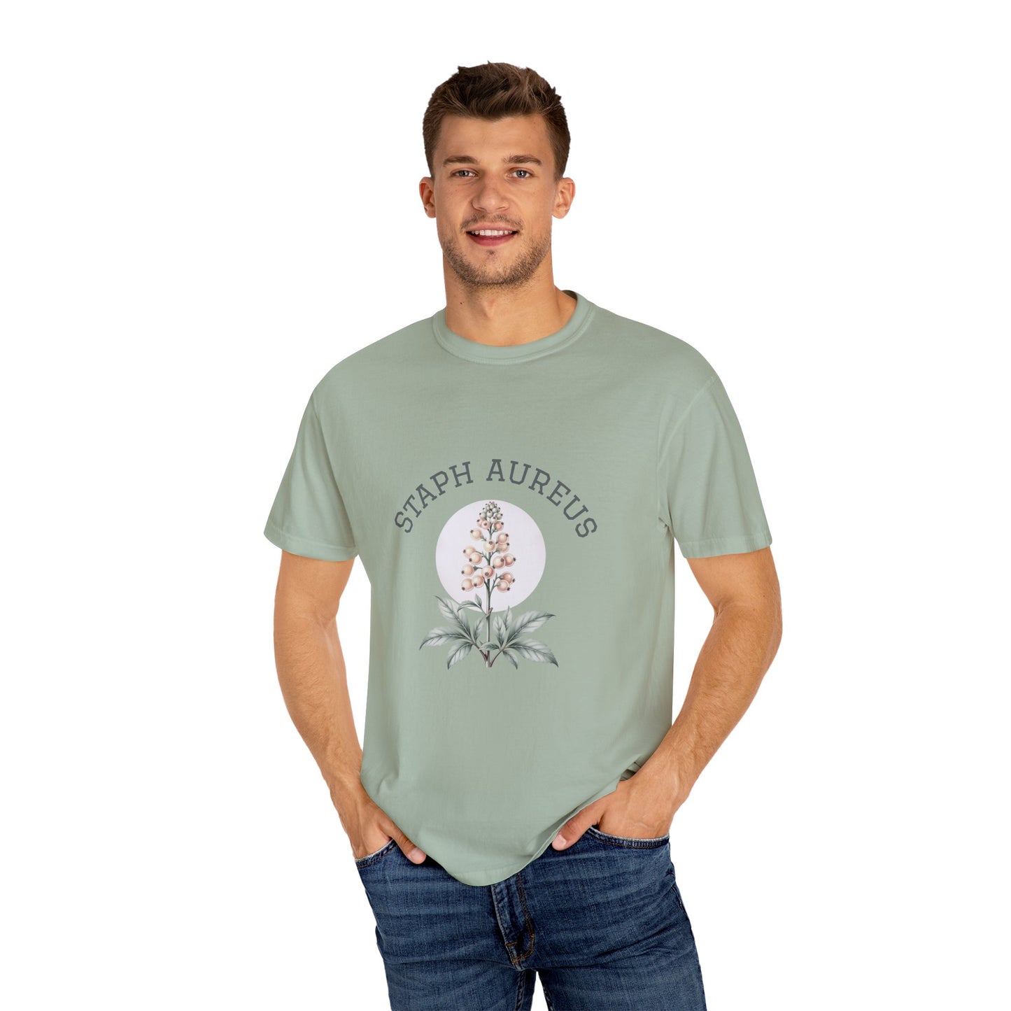Staph Aureus Botanical Tee Art of Medicine apparel 11