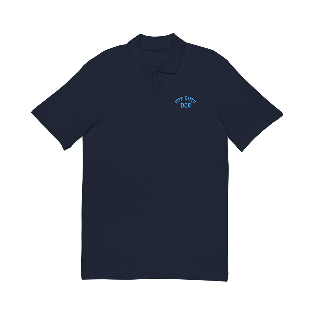Embroidered "Off Duty" Polo Shirt