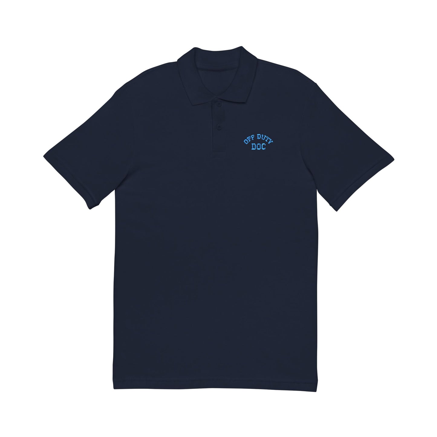 Embroidered "Off Duty" Polo Shirt