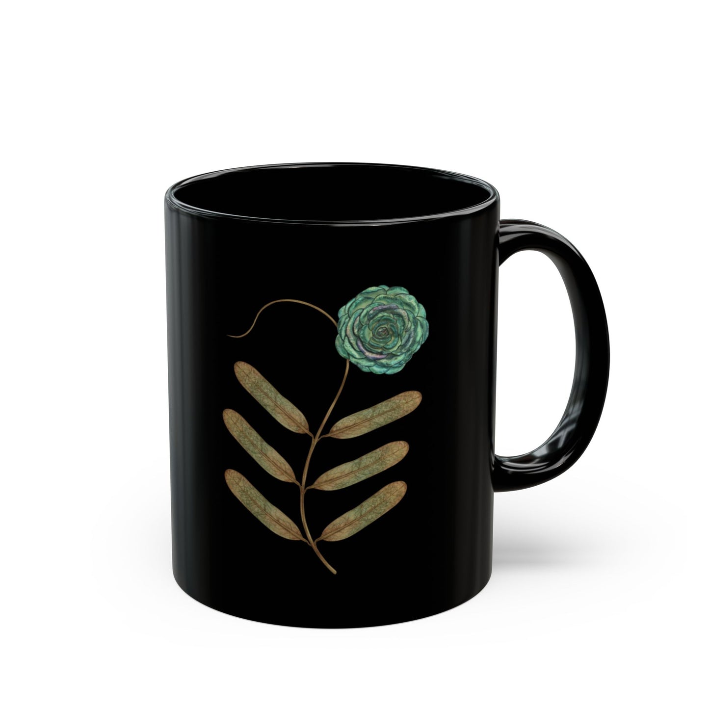 Pseudomonas Black coffee mug- science in bloom
